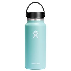 Hydro Flask Dew Wide Mouth Bottle, 32oz. Hydroflask 32 Oz, Hydro Flask 32 Oz, Stainless Steel Collar, Wide Mouth Water Bottle, Wide Mouth Bottle, Water Filters, Classic Outdoor, Hydro Flask, Insulated Stainless Steel Water Bottle