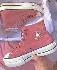 Boty Converse, Cute Converse, Glamour Vintage, Pink Converse