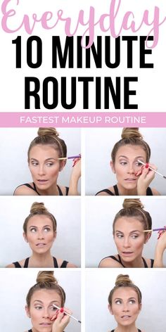 Makeup & Beauty // Makeup routine inspiration. Fast Makeup, Angela Lanter, Morning Makeup, 50 Makeup, Everyday Makeup Tutorials, Makeup For Moms, Casual Makeup, Makeup Mistakes, Minimal Makeup