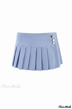 Olivia Mark - Chic and Stylish High-Waisted Pleated Skirt High Waisted Pleated Skirt, Midi Flare Skirt, High Waisted Flares, Types Of Skirts, Terry Cloth, Vintage Skirt, Cropped Pants, Pleated Skirt, Strapless Top