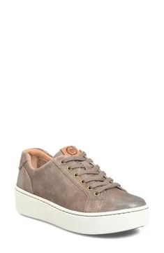 Børn Mira Platform Sneaker - White Leather | Editorialist Distressed Leather, Platform Sneakers