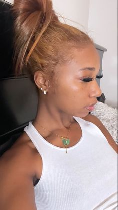 Honey Blonde Hair Natural Hair, Dyed Natural Hair Brown, Layered Bob Haircut, Hairstyles For Thinning Hair, Pressed Natural Hair, Silk Press Natural Hair, Girls Natural Hairstyles