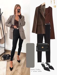 Old Money Business Casual, Casual Outfits Oversized, Old Money Business, Casual Outfits For Women, Jacket Outfit Women, Suit Jackets For Women, Work Chic, Business Casual Outfits For Women, Casual Chic Outfit