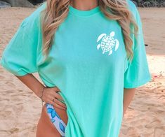 Sea Turtle T Shirt Turtle Shirt Comfort Colors© T Shirt - Etsy Oversized Graphic Tee For Summer, Oversized Shirt For Summer Vacation, Oversized Summer Shirt For Vacation, Oversized Summer Vacation Shirt, Green Short Sleeve Beachwear Top, Oversized Summer Beach Shirt, Green Short Sleeve Shirt For Beach Season, Oversized Short Sleeve Shirt For Beach Season, Green Crew Neck Summer Shirt