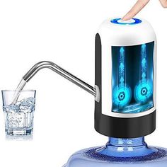 an image of a water dispenser being filled with water