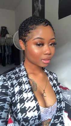 50 Cute Short Haircuts & Hairstyles for Black Women Short Hair Black, Cute Short Haircuts, Short Natural Hair