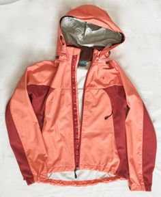 ISIS Weatherproof Lined Women's Jacket with Hood, Size 6. "Pre-owned" in very good condition. Cinch cord at hood and hem, Detachable hood, zippered pocketsShipped with USPS Priority Mail. Pink Windproof Outerwear For Outdoor Activities, Pink Hooded Jacket With Adjustable Hood For Outdoor, Weatherproof Pink Outerwear For Outdoor Activities, Pink Weatherproof Outerwear For Outdoor Activities, Pink Outdoor Hooded Jacket With Detachable Hood, Functional Pink Outerwear For Outdoor, Functional Pink Outerwear For Outdoors, Pink Outdoor Hooded Jacket With Adjustable Hood, Functional Pink Outerwear For Hiking