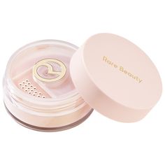 Always an Optimist Soft Radiance Setting Powder - Rare Beauty by Selena Gomez | Sephora Neutral Nail Polish, Rare Beauty By Selena Gomez, Pink Nail Polish, Mineral Powder, Rare Beauty, Eye Brushes, Neutral Nails