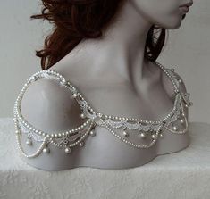 Wedding Dress Accessories, Necklace Wedding, Fantasy Jewelry, 가을 패션, Jewelry Wedding, Bijoux Diy