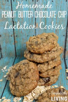 Homemade Peanut Butter Chocolate Chip Lactation Cookies #lactationcookies #lactationrecipes #milksupply #peanutbutterchocolate #chocolatechipcookies #cookierecipes Chocolate Chip Lactation Cookies, Breastfeeding Cookies, Lactation Cookies Recipe, Flax Meal, Breastfeeding Snacks, Breastfeeding Foods, Lactation Recipes, Lactation Cookies, Homemade Peanut Butter