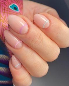 Cool Older Sister, Half Moon Manicure, Hello Nails, Spring Nail Designs, Cute Spring Nails, Older Sister