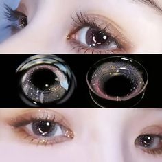 Galaxy Contacts, Purple Contacts, Cosmetic Contact Lenses, Grey Contacts, Galaxy Colors, Color Contact Lenses, Contact Lenses Colored, Contact Lens, Colored Contacts