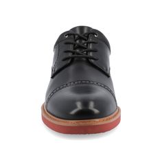 The Dexter derby shoe from Vance Co. seamlessly combines sophistication and comfort with its 1-inch block heel, lace-up closure, and classic round toe design. Crafted from faux leather this style offers a stylish and versatile option. The mesh lining, 6 mm Tru Comfort Foam™ footbed, and rubber outer sole ensure breathability and cushioned support, making the Dexter a well-rounded choice for various occasions. Derby Shoe, Closed Toe Shoes, Round Toe Heels, Journee Collection, Derby Shoes, Toe Designs, Dexter, Lace Up Shoes, Derby