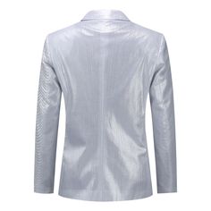 This men's stylish sequin blazer is designed with long sleeves for a fashionable, yet comfortable look. It is crafted from a lightweight fabric that offers breathability and durability, and features a sequin pattern for a touch of sparkle. Perfect for any evening occasion, this blazer is sure to make a statement. 100% Polyester Imported Polyester lining Button closure Hand Wash Only Brand Size Size Chest XS 32 34 S 34-36 36 - 38 M 38-40 40 - 42 L 42-44 44 - 46 XL 46-48 48 - 50 XXL 50-52 52 - 54 Long Sleeve Sequin Dress, Sequin Blazer, Silver Chain For Men, Winter Knit Hats, Boot Accessories, Winter Knits, Mens Sandals, Sunglass Frames, Blazer Dress