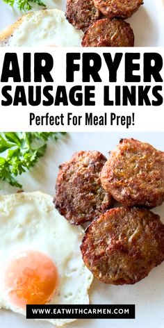 Making Air Fryer Sausage Links for breakfast has never been easier! Whether you're cooking frozen or fresh, these breakfast sausage links come out perfectly crispy every time. Try them with smoked, Polish, or Italian sausage for a twist, or even chorizo for a little spice. This is the perfect way to make homemade breakfast sausage quick and easy. Pair with maple syrup for a sweet and savory start to your day. Air fryer recipes healthy for busy mornings or any meal!