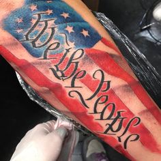 an american flag with the words rip pop written on it