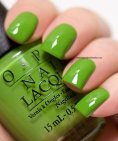 Yep, that's a wonderful shade of green that I could not get away with. OPI I’m Sooo Swamped | My Nail Polish Online Opi Im So Swamped, Spring Chalkboard Art, Spring Chalkboard, Olive Nails, Spring Crafts Preschool, Nail Paint Shades, Easter Drawings, American Nails, Preschool Spring