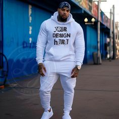 Customizable White Hoodie For Streetwear, White Crew Neck Hoodie With Branding, White Fleece Hoodie With Branding, White Custom Print Sweater For Streetwear, Sweater Mockup, Best Rapper Alive, Hoodie Mockup, Sweatshirt Mockup, Best Rapper