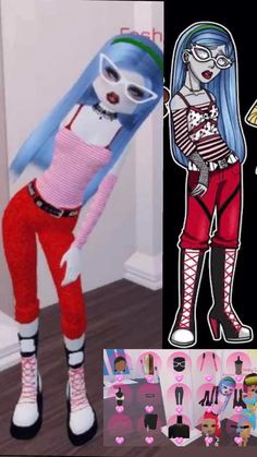 Ghoulia Dress To Impress, Monster High Dress To Impress Outfit, Monster High Dti Outfit, Dti Monster High School Outfits, Monster High School Dress To Impress, Monster High Dress To Impress, Monster High Outfits, High School Dress, School Characters