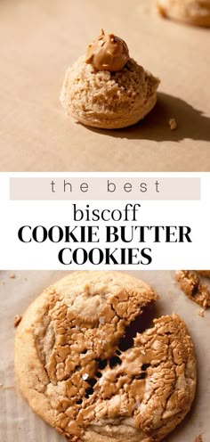 the best biscoff cookie butter cookies are made with only three ingredients, and they're so good to eat