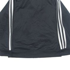 Item is in good used condition. >Size: 5 Years >Armpit To Armpit: 13" >Armpit To Cuff: 14" >Collar To Hem: 17" Black Track Jacket For Sports Season Jogging, Urban Style Black Adidas Track Jacket, Black Adidas Urban Track Jacket, Black Athleisure Outerwear For Jogging, Black Track Jacket With Ribbed Cuffs For Sports, Black Sportswear Outerwear For Jogging, Casual Black Outerwear For Jogging, Black Long Sleeve Track Jacket With Adidas Logo, Black Outerwear With Three Stripes For Sports Season