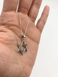 Star of David Pendant made of Solid 925 Sterling Silver ☞ made to last.Matching Ring & Earrings ☞ please ask meDetails:• Star of David Pendant• Dimensions: Pendant Height 28mm, Width 18mm• Free Complimentary Chain• 925 Sterling SilverSKU PE021270020 Star Of David Pendant, Matching Ring, Bar Pendant, Star Of David, Solid 925 Sterling Silver, Gold Vermeil, Silver Pendant, Ring Earrings, Ring Size