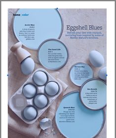 eggshell blues are the most important colors for your home