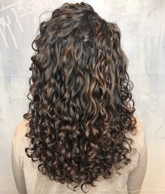 Long Natural Curly Hair, Light Curls, Brown Curls, Brown Curly Hair