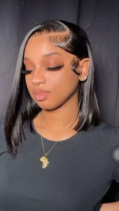 Lace Wigs Styles, Front Lace Wigs, Short Lace Front Wigs, Natural Hair Twist Out, Sleek Ponytail Hairstyles, Asymmetrical Bob, Bob Lace Front Wigs, Frontal Hairstyles