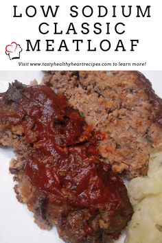 Low Salt Meatloaf Recipes, Low Sodium Dinner Ideas Easy, Low Sodium Vegetable Recipes, Low Sodium Easter Dinner, Recipes By Clare, Low Sodium Ground Beef Recipes, Low Sodium Meatloaf, Low Sodium Bread, Easy Low Sodium Recipes