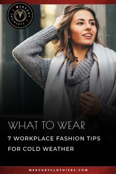 Looking for ways to up your cold weather fashion game? This post is for   you! Click through for my 5 Tips for your winter wardrobe! #winterchic   #statementsweaters #coldweatherwardrobe Stylish In Winter, Workplace Fashion, Night Fashion, Cold Weather Outfit, Dress Stylish