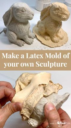 someone is making a fake animal out of clay