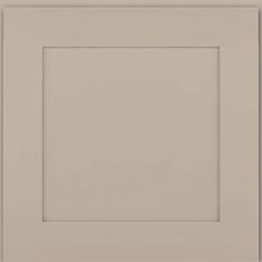 an image of a white square frame on a wall with the bottom panel painted off