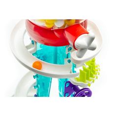 an image of a baby toy with lots of toys in it's holder and teeth