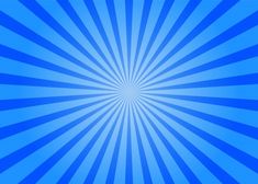 an abstract blue background with sunbursts in the center and light rays at the end