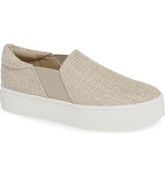 Vince Warren Slip-On Sneaker (Women) | Nordstrom Platform Slip On Sneakers, Chic Sneakers, Consignment Boutique, Platform Sneaker, Sneakers Outfit, Street Chic, Camo Print, Work Casual, Womens Sneakers