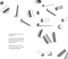 an advertisement for legos is shown in black and white, with the words'something next