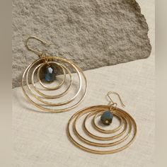 Banana Republic Labradorite Solar System Earring From Aureus + Argent Solar System, Blue Gold, Jewelry Crafts, Labradorite, Banana Republic, Solar, Color Blue, Jewelry Earrings, Size 2