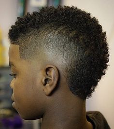 Mohawk Boys Curly Hair, Curly Mohawk Hairstyles For Boys, African Boys Haircut, Black Boys Haircut Trendy, Curly Hair Mohawk Boys, Mohawk Fade Boys, Black Toddler Boy Haircut, Hairstyles For Boys With Curly Hair, Little Boy Haircut Black