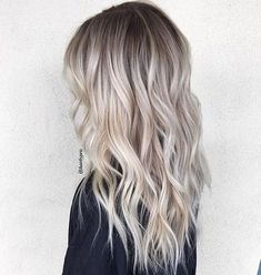 Platinum Blonde Balayage, Balayage Long Hair, Blond Ombre, Balayage Blond, Ash Blonde Balayage, Balayage Hair Dark