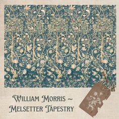 MELSETTER IN STONECROP - WILLIAM MORRIS TISSUE PAPER | Zazzle Tapestry, Stars, Furniture