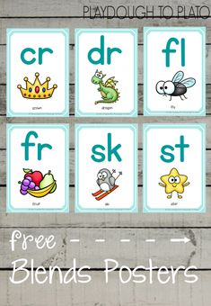 printable phonicic flash cards for kids to practice letter formation and matching letters