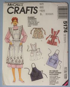 an apron and apron dress pattern for girls