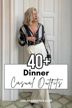 Searching for the perfect dinner date outfit? Explore our collection of 40+ stylish and casual ideas that blend elegance with old money aesthetics! Ideal for every occasion—from hot weather spring summer outings to cold weather fall winter festivities—these easy-to-style looks will have you looking effortlessly chic at home or going out. Celebrate birthdays, anniversaries, or simply enjoy a night out with girls or colleagues in outfits that range from jeans to classy dresses! Money Aesthetics, Dinner Date Outfits, Classy Dresses, Perfect Dinner, Date Dinner