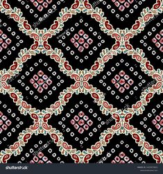 a black and red abstract background with an intricate design