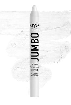 NYX PROFESSIONAL MAKEUP Jumbo Eye Pencil, Eyeshadow & Eyeliner Pencil - Milk Stick Eyeliner, White Eyeliner Pencil, Nyx Jumbo Eye Pencil, Jumbo Eye Pencil, Creamy Eyeshadow, Eyeshadow Pencil, Eyeshadow Stick, White Eyeliner, Nyx Makeup