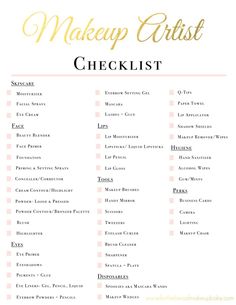 Mua Checklist, Makeup Artist Starter Kit, Makeup Artist Kit Organization, Freelance Makeup Artist Business, Freelance Makeup Artist Kit, Makeup Artist Kit Essentials, Traveling Makeup Artist, Business Makeup, Make Up Kits