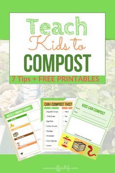 teach kids to compost 7 tips and free printables for each child in the classroom