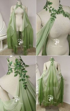 Leaf Cape, Firefly Path, Fairy Costume, Fairy Dress, Fantasy Clothing, Fantasy Fashion, Character Outfits