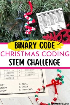 Add a unique twist to your holiday festivities with an intriguing Christmas coding challenge! Transform traditional Christmas ornaments into a fun, interactive learning activity with our Binary Code Alphabet Christmas Ornaments. Kids will be excited (and a little surprised) when they decode the secrets of the alphabet hidden within these festive ornaments. #ChristmasSTEMChallenge #PreschoolCodingActivities Steam Christmas Ornaments, Stem Christmas Activities For Kids, Coding Activities For Kids, Christmas Activities For Adults, Christmas Ornaments Kids, Christmas Stem Challenge, Preschool Steam, Christmas Science Activities, Christmas Stem Activities